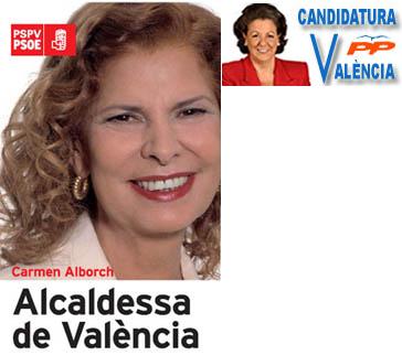 Les candidates de València